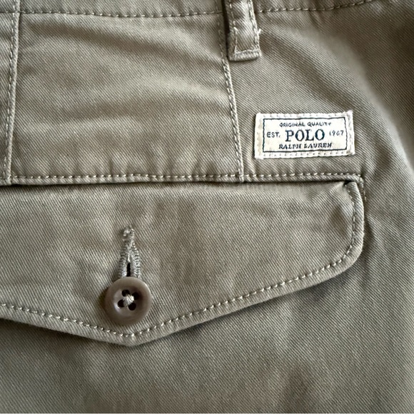 Polo Ralph Lauren Wide Leg Ankle Khaki Pants - Picture 7 of 9